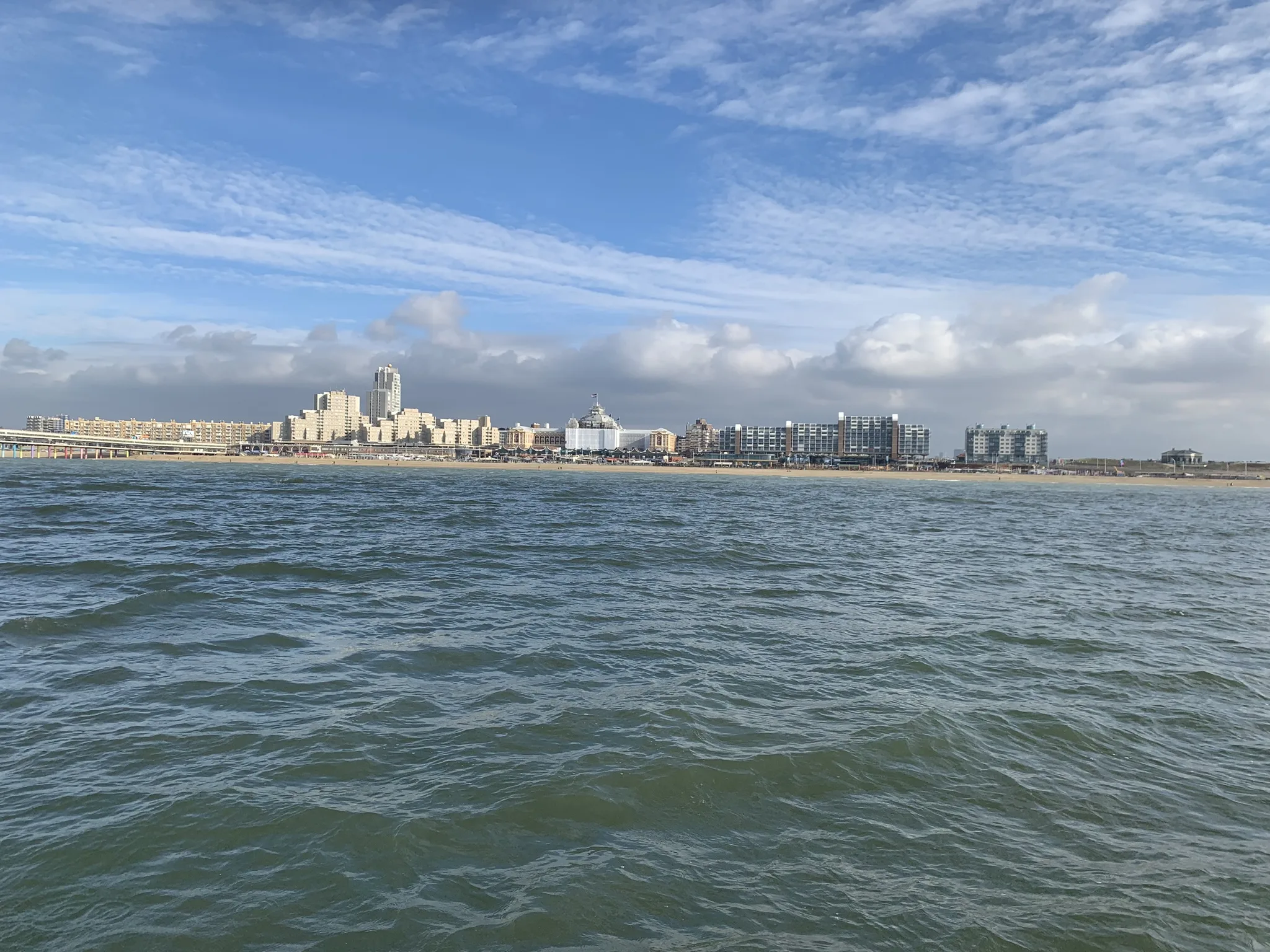 Scheveningen vanaf zee